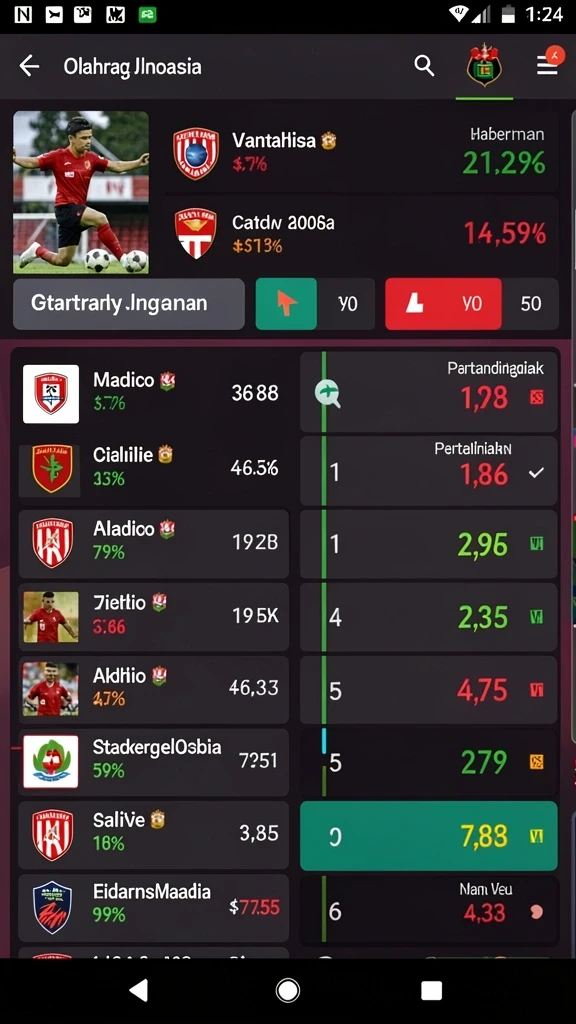 777zx - Tampilan menu utama yang menarik dan intuitif.