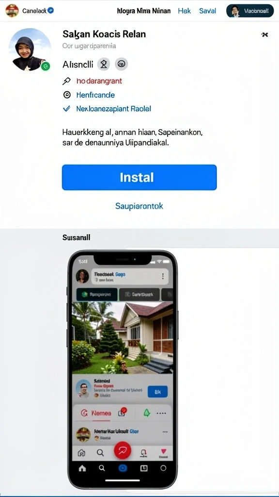 888idr - Tampilan utama aplikasi 888IDR dengan menu navigasi yang sederhana.