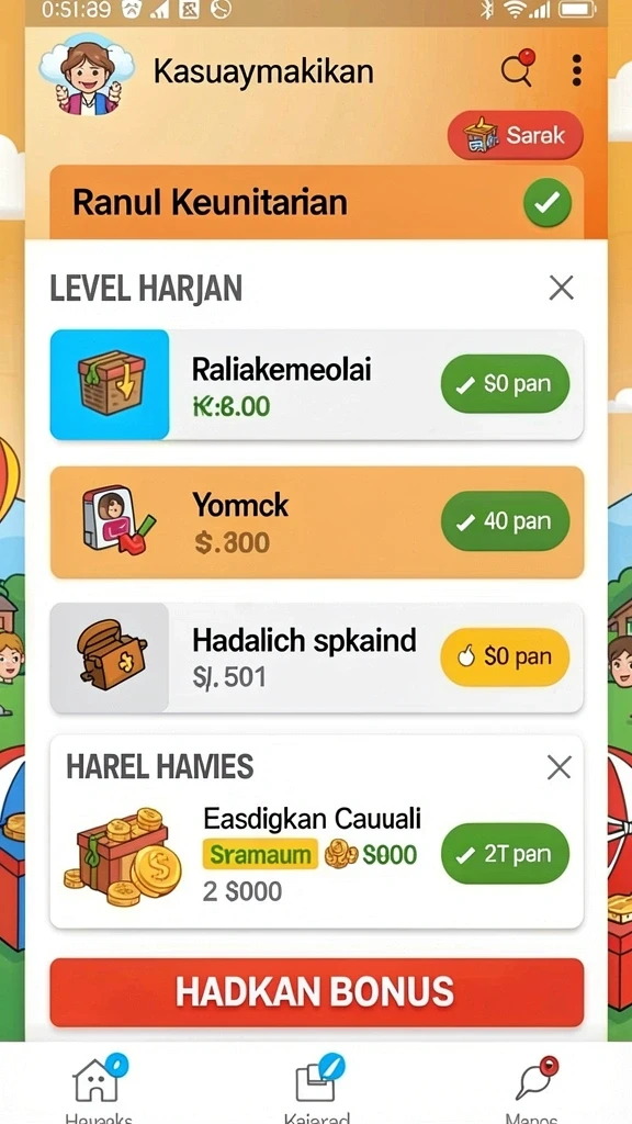 dorahoki - Tampilan awal permainan DORAHOKI yang menarik.